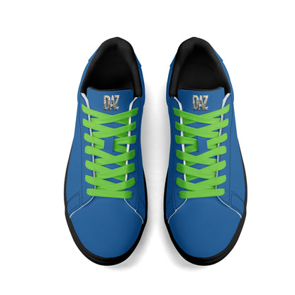 Zapatos de skate DAZ Premium de cuero de caña baja, ligeros para adultos