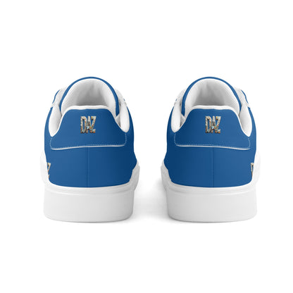 Zapatos de skate DAZ Premium de cuero de caña baja, ligeros para adultos