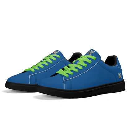 Zapatos de skate DAZ Premium de cuero de caña baja, ligeros para adultos