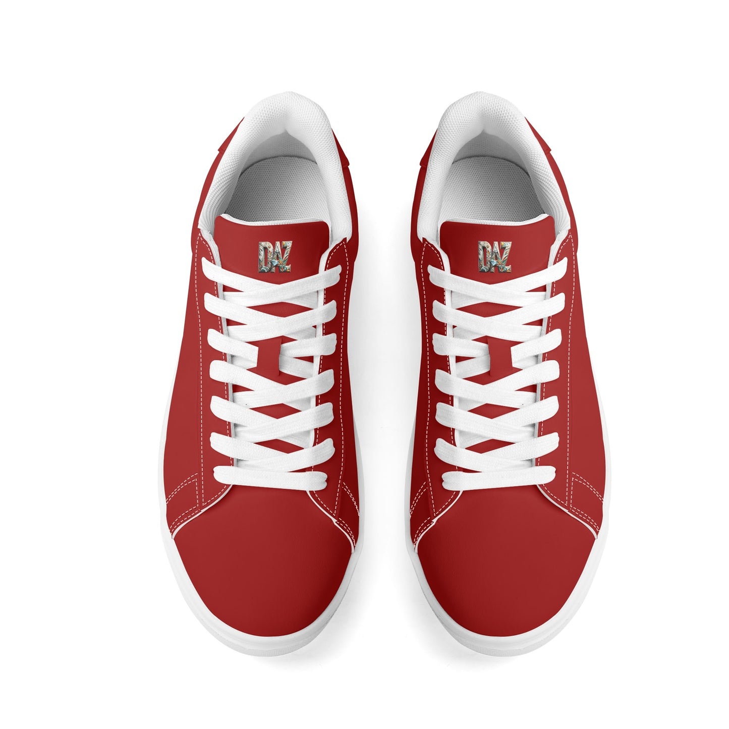 Zapatos de skate DAZ Premium de cuero de caña baja, ligeros para adultos