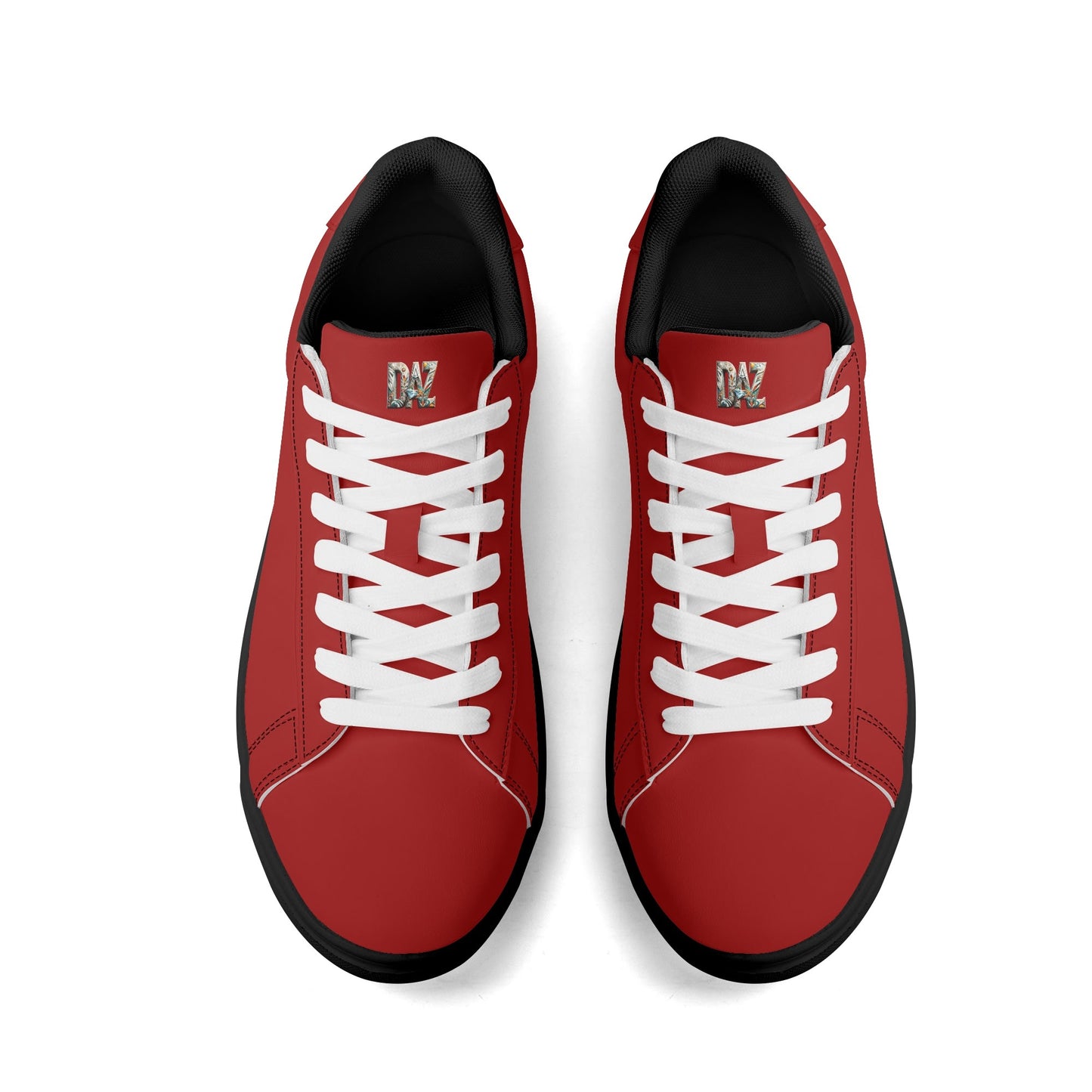Zapatos de skate DAZ Premium de cuero de caña baja, ligeros para adultos
