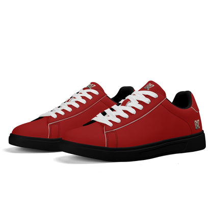 Zapatos de skate DAZ Premium de cuero de caña baja, ligeros para adultos