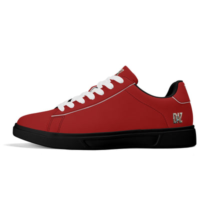 Zapatos de skate DAZ Premium de cuero de caña baja, ligeros para adultos