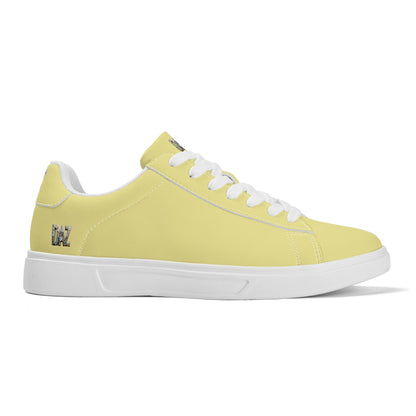 Zapatos de skate DAZ Premium de cuero de caña baja, ligeros para adultos