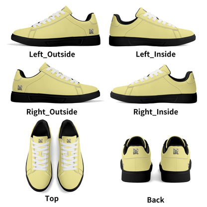 Zapatos de skate DAZ Premium de cuero de caña baja, ligeros para adultos