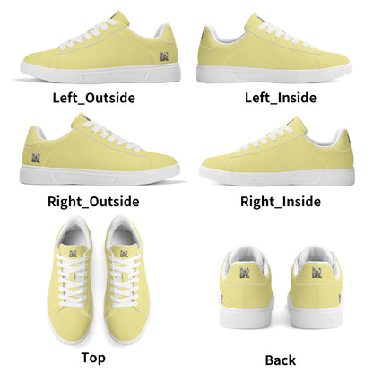 Zapatos de skate DAZ Premium de cuero de caña baja, ligeros para adultos