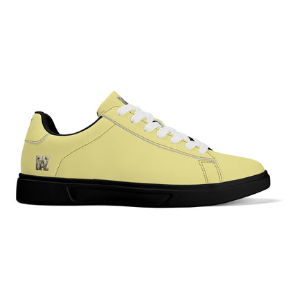 Zapatos de skate DAZ Premium de cuero de caña baja, ligeros para adultos