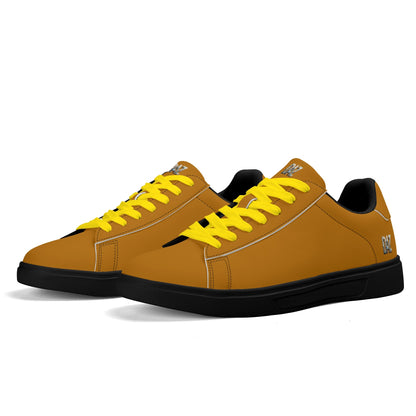Zapatos de skate DAZ Premium de cuero de caña baja, ligeros para adultos