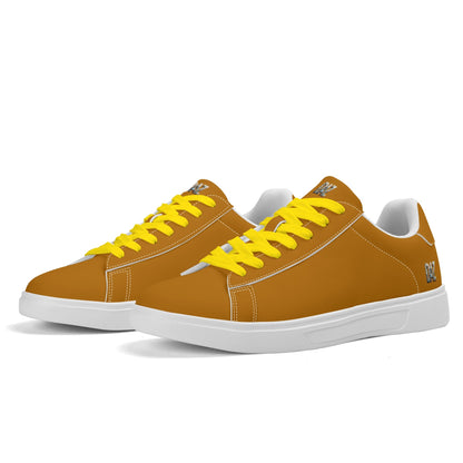 Zapatos de skate DAZ Premium de cuero de caña baja, ligeros para adultos