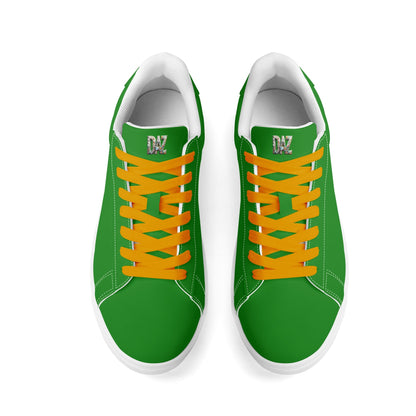 Zapatos de skate DAZ Premium de cuero de caña baja, ligeros para adultos