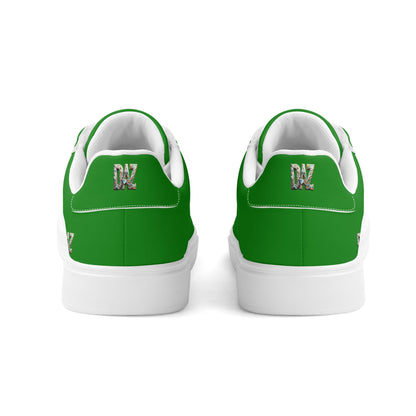 Zapatos de skate DAZ Premium de cuero de caña baja, ligeros para adultos