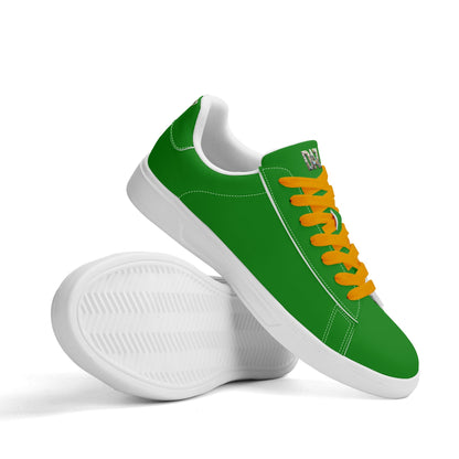 Zapatos de skate DAZ Premium de cuero de caña baja, ligeros para adultos