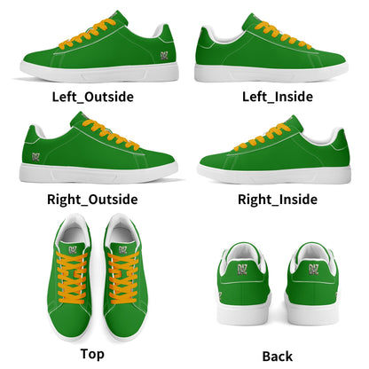Zapatos de skate DAZ Premium de cuero de caña baja, ligeros para adultos