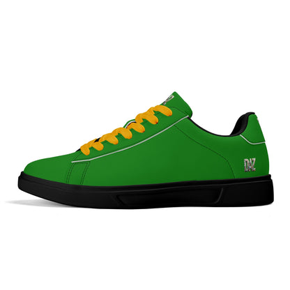 Zapatos de skate DAZ Premium de cuero de caña baja, ligeros para adultos