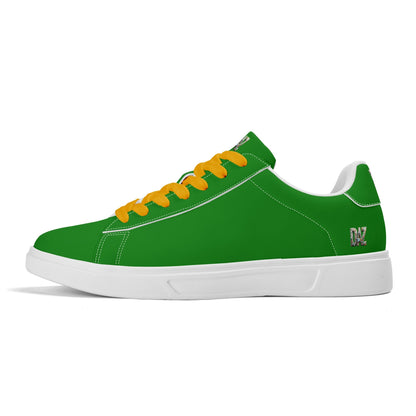 Zapatos de skate DAZ Premium de cuero de caña baja, ligeros para adultos
