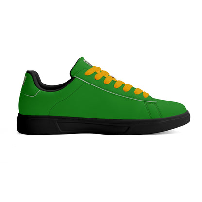 Zapatos de skate DAZ Premium de cuero de caña baja, ligeros para adultos