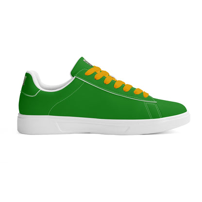 Zapatos de skate DAZ Premium de cuero de caña baja, ligeros para adultos