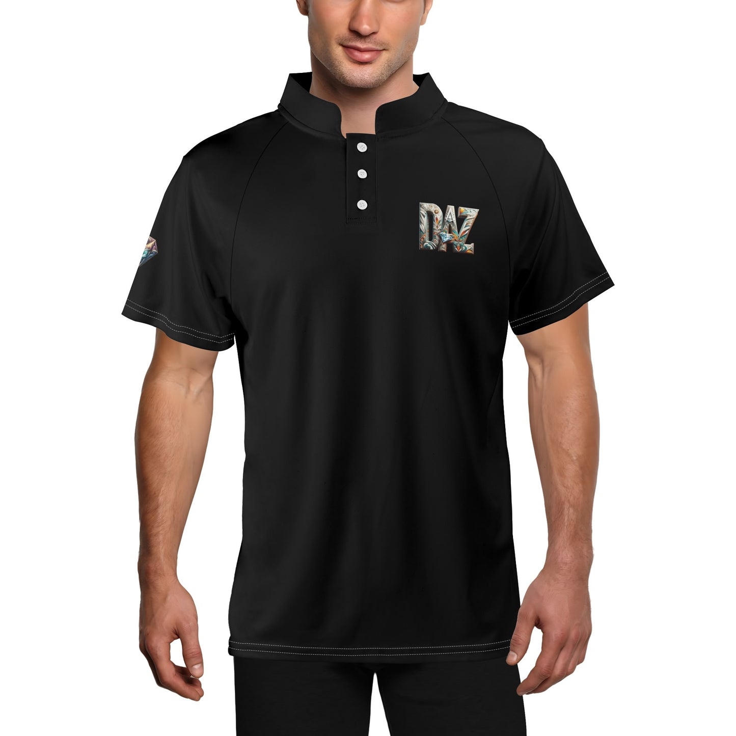 Polo DAZ Luxury de golf y tenis de manga corta para hombre