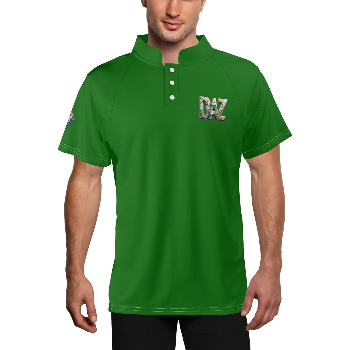 Polo DAZ Luxury de golf y tenis de manga corta para hombre