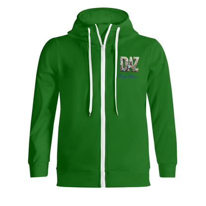Sudadera DAZ Premium con capucha y cuello alto con cremallera