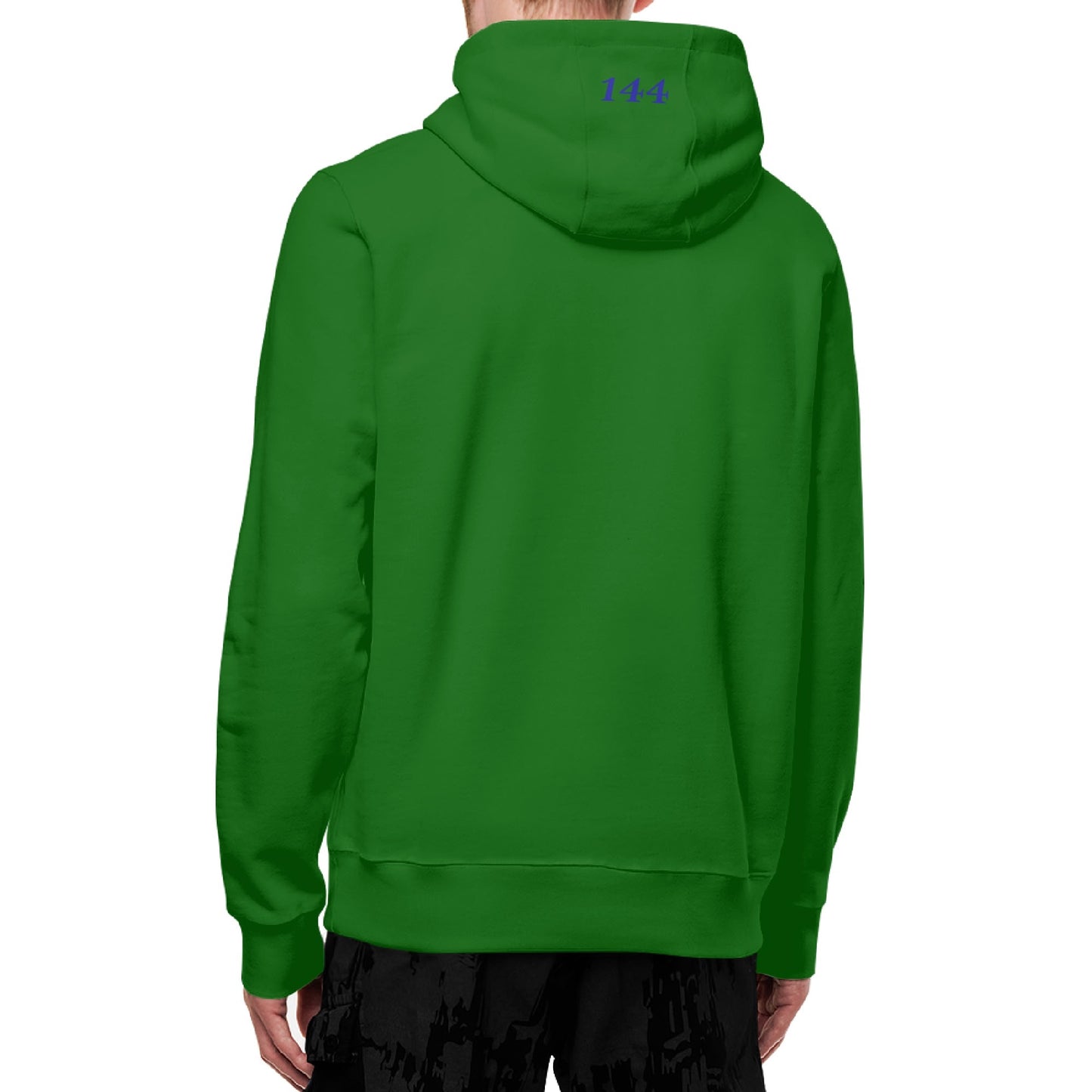 Sudadera DAZ Premium con capucha y cuello alto con cremallera