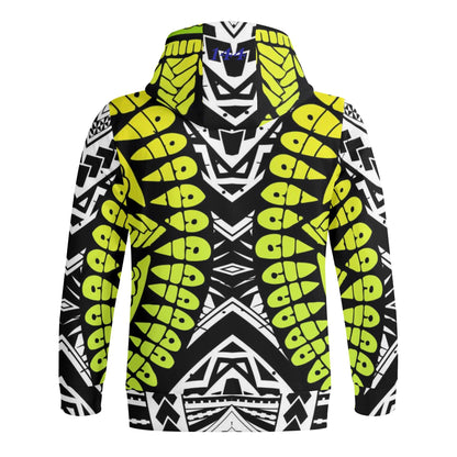 Sudadera DAZ Premium con capucha y cuello alto con cremallera
