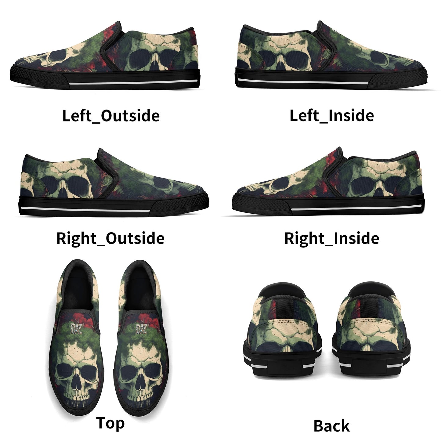 Zapatos DAZ Premium de goma sin cordones para hombre