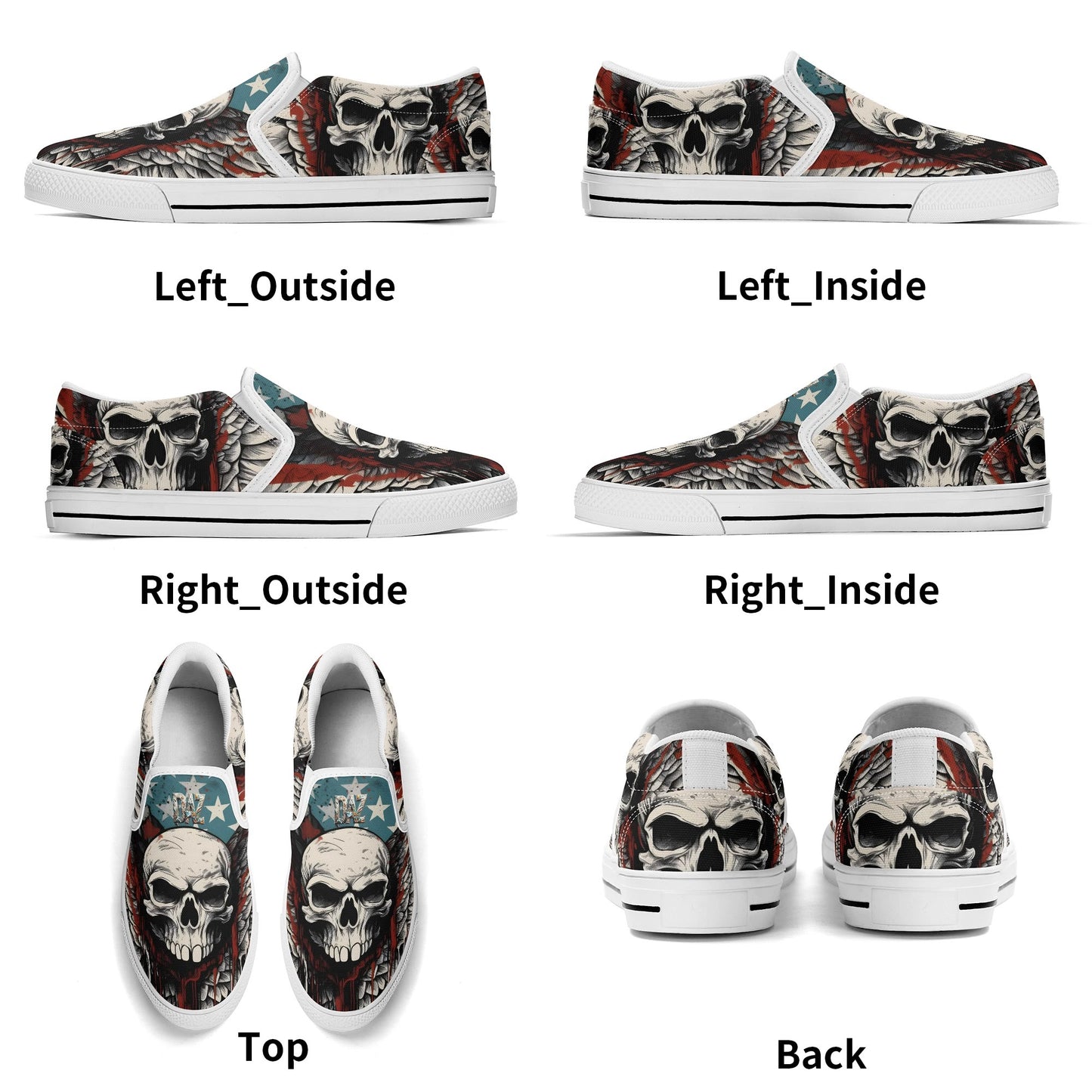 Zapatos DAZ Premium de goma sin cordones para hombre