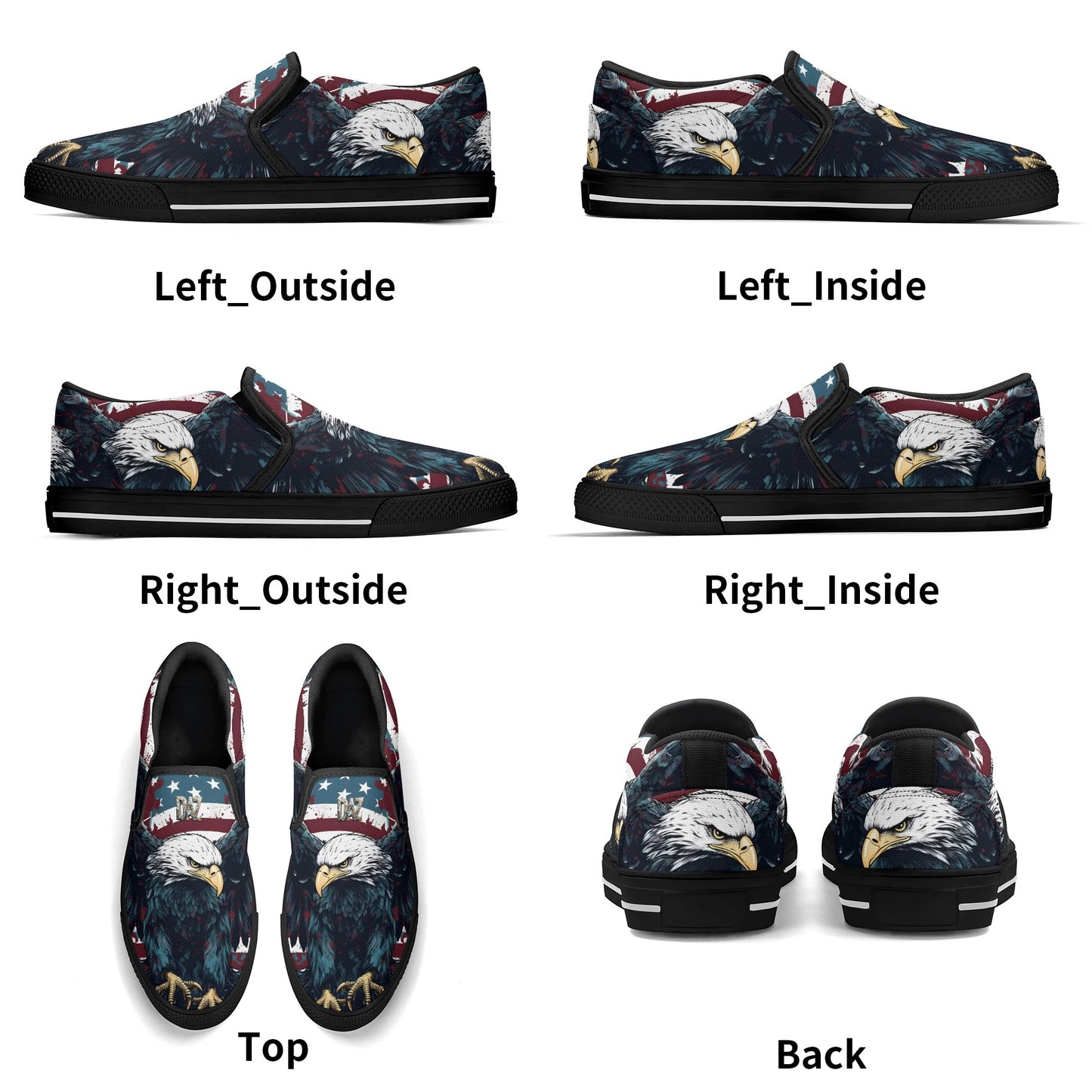 Zapatos DAZ Premium de goma sin cordones para hombre