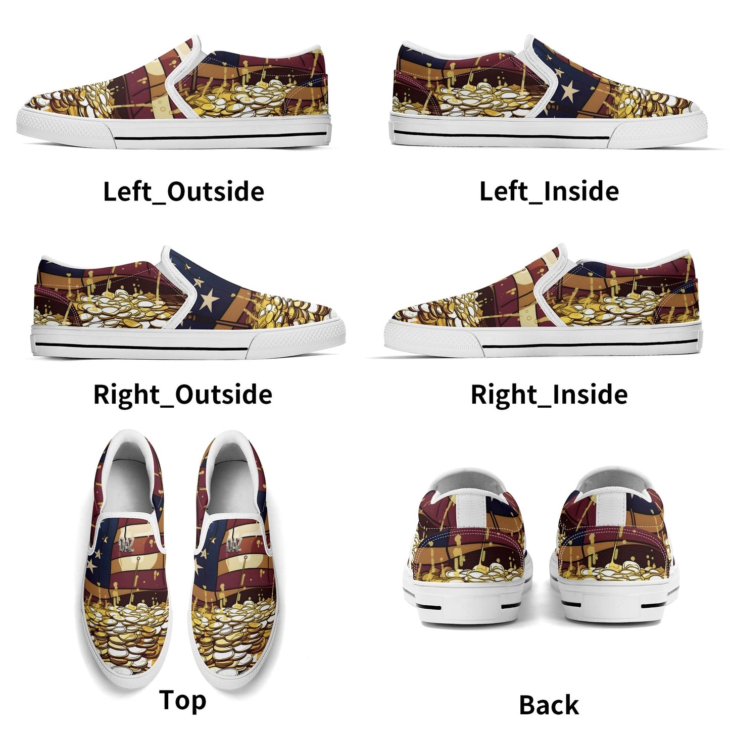 Zapatos DAZ Premium de goma sin cordones para hombre