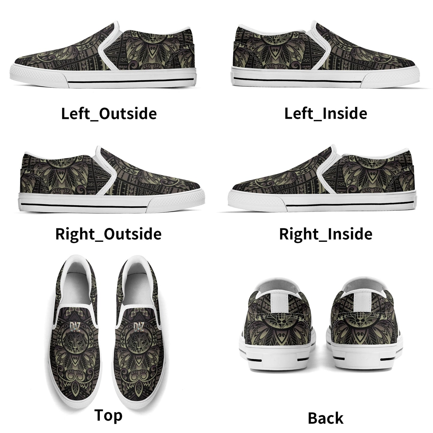 Zapatos DAZ Premium de goma sin cordones para hombre