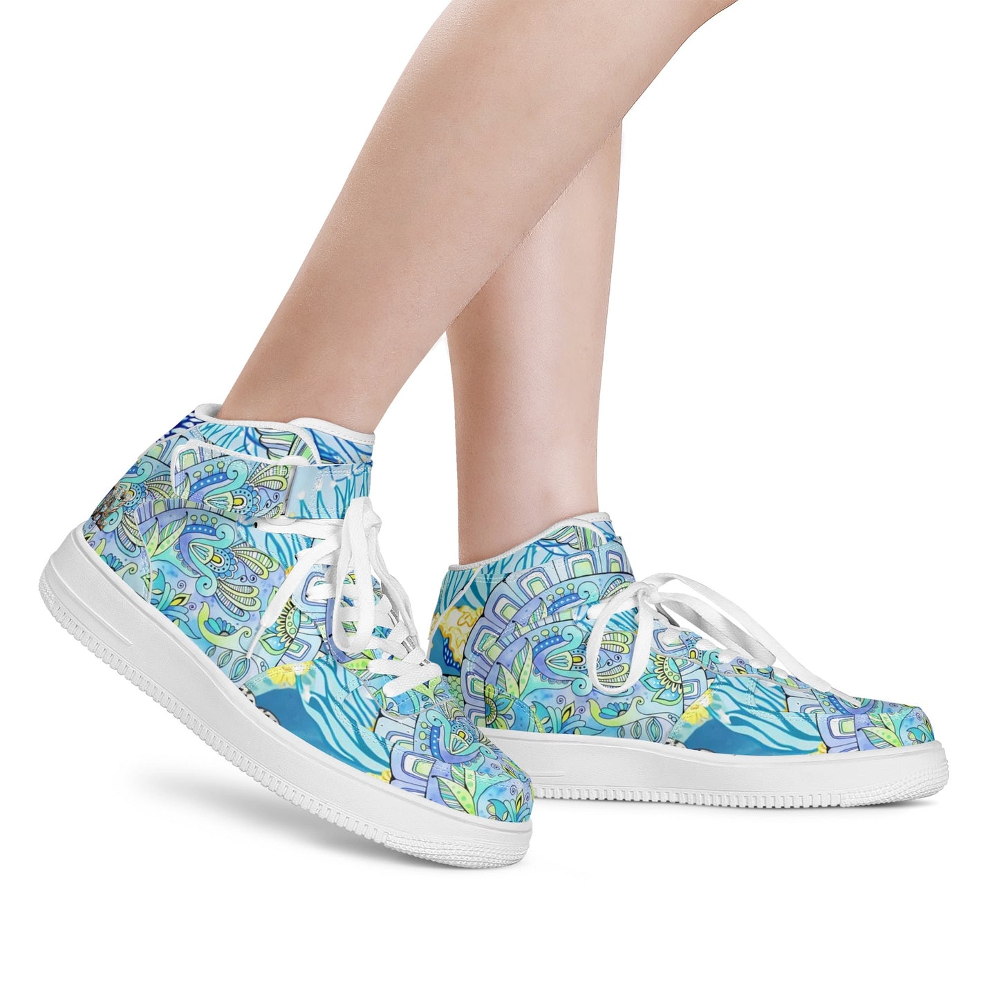 Zapatillas altas DAZ Premium de piel para mujer