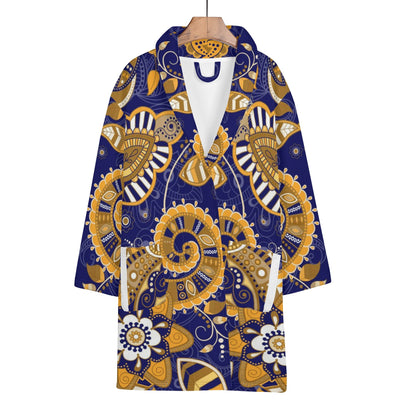 DAZ Luxury Women's Short Bathrobe