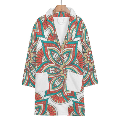 DAZ Luxury Women's Short Bathrobe