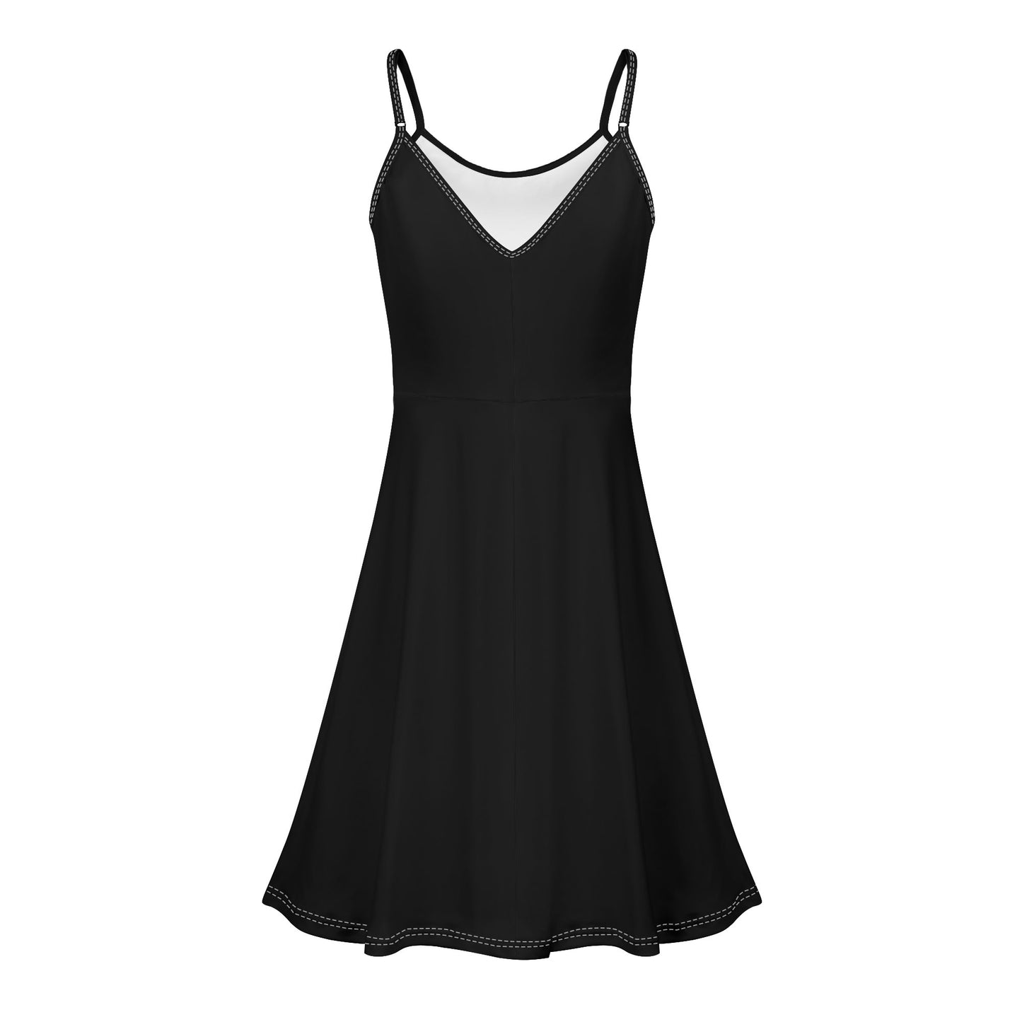 Vestido corto DAZ Luxury con tirantes finos ajustables para mujer
