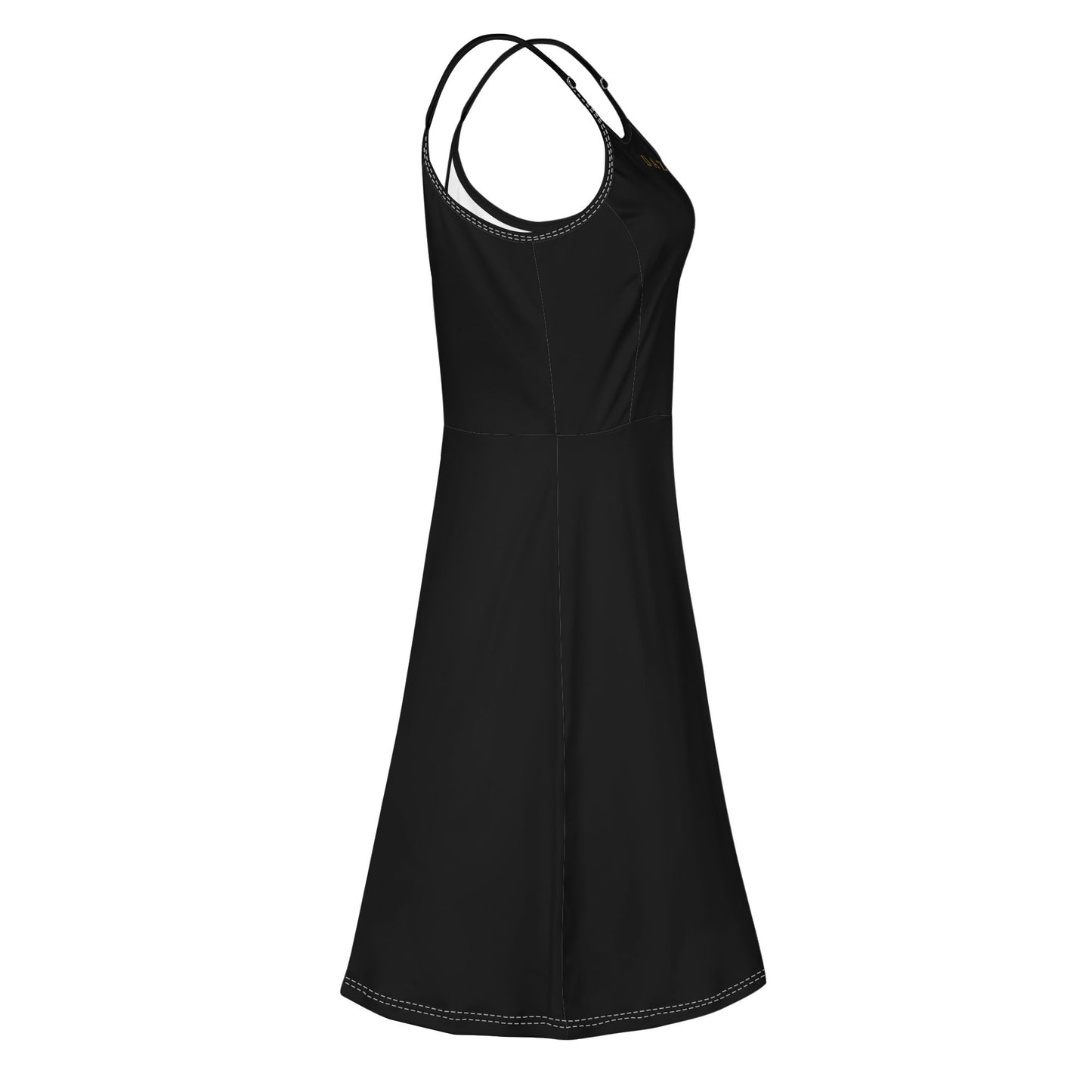 Vestido corto DAZ Luxury con tirantes finos ajustables para mujer