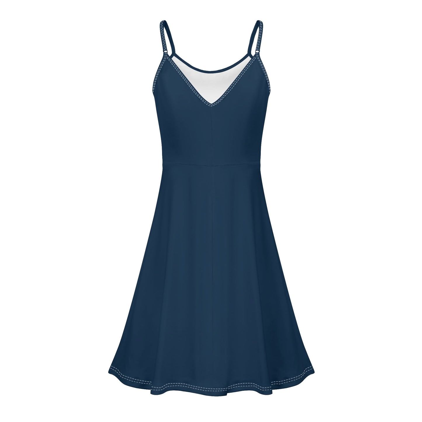 Vestido corto DAZ Luxury con tirantes finos ajustables para mujer