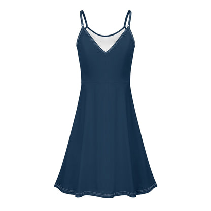 Vestido corto DAZ Luxury con tirantes finos ajustables para mujer