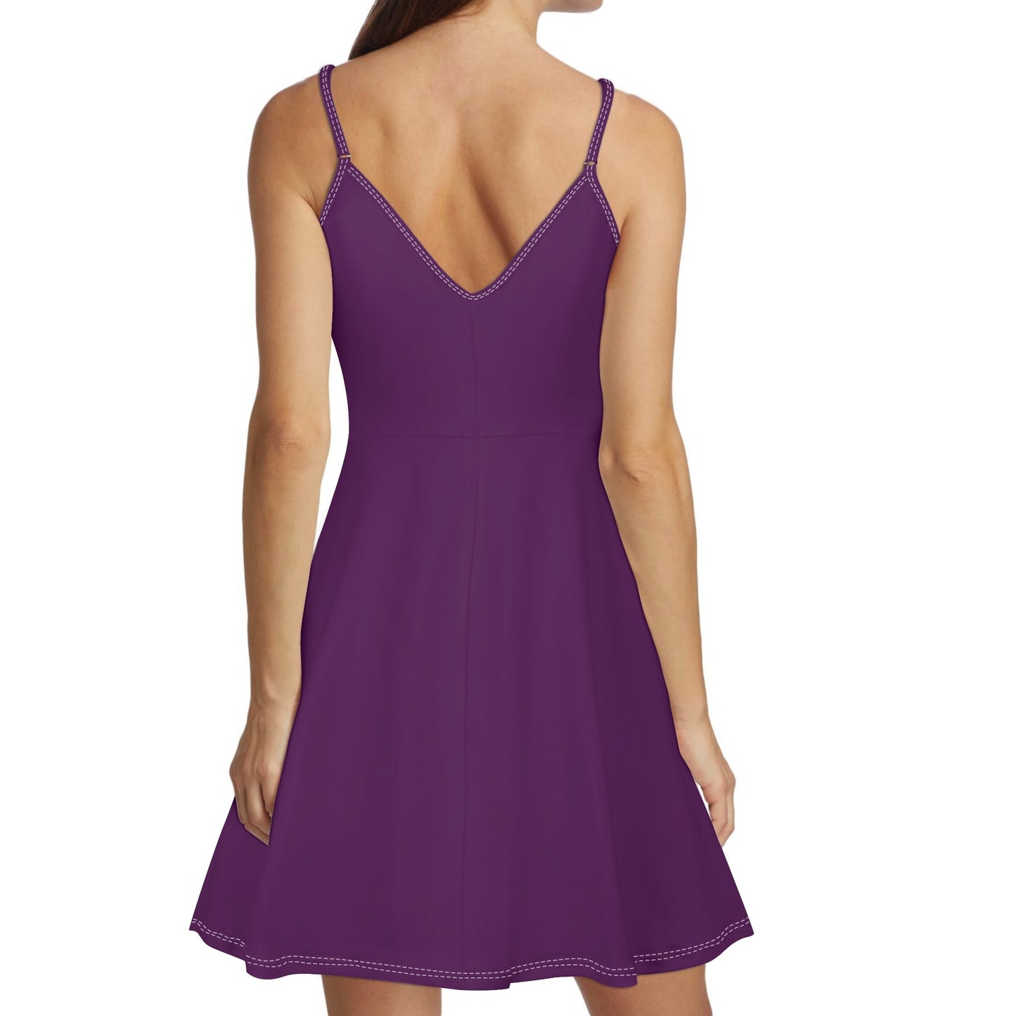 Vestido corto DAZ Luxury con tirantes finos ajustables para mujer