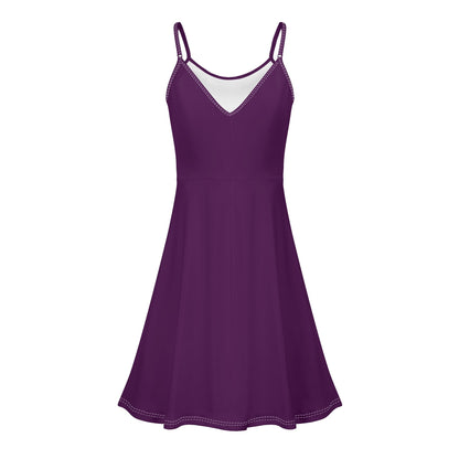Vestido corto DAZ Luxury con tirantes finos ajustables para mujer