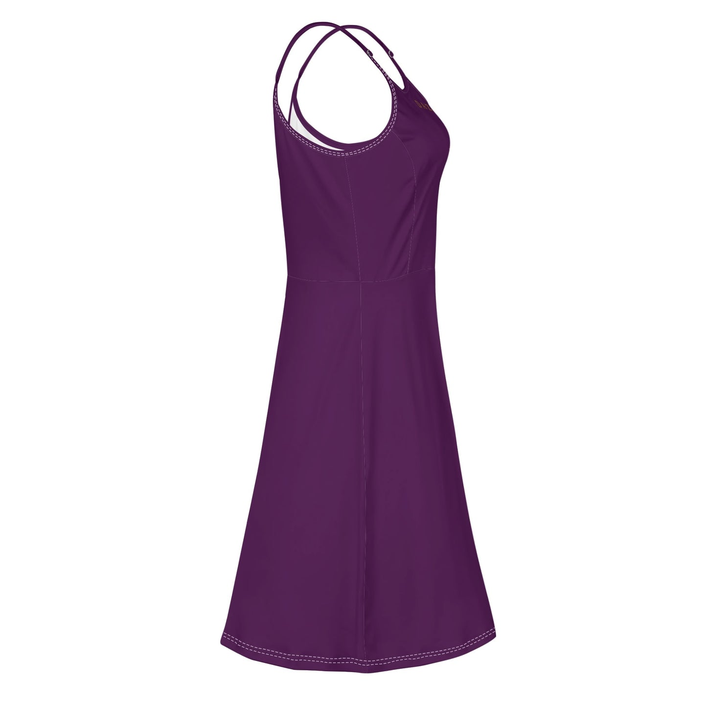 Vestido corto DAZ Luxury con tirantes finos ajustables para mujer