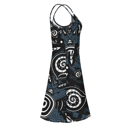 Vestido corto DAZ Luxury con tirantes finos ajustables para mujer