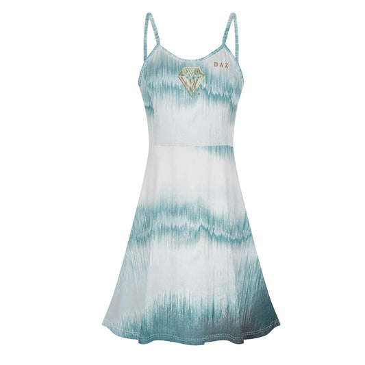 Vestido corto DAZ Luxury con tirantes finos ajustables para mujer