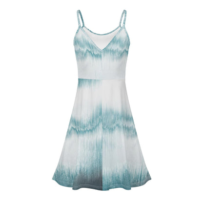 Vestido corto DAZ Luxury con tirantes finos ajustables para mujer