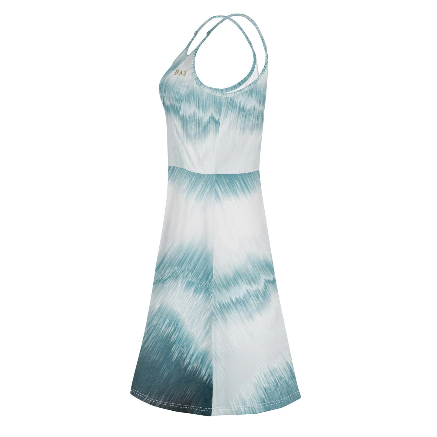 Vestido corto DAZ Luxury con tirantes finos ajustables para mujer