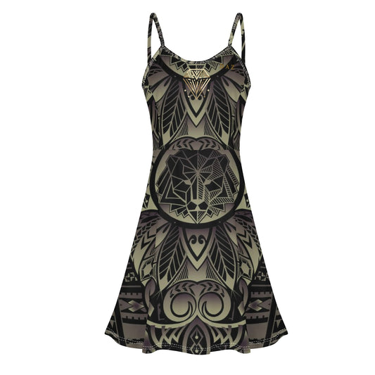 Vestido corto DAZ Luxury con tirantes finos ajustables para mujer