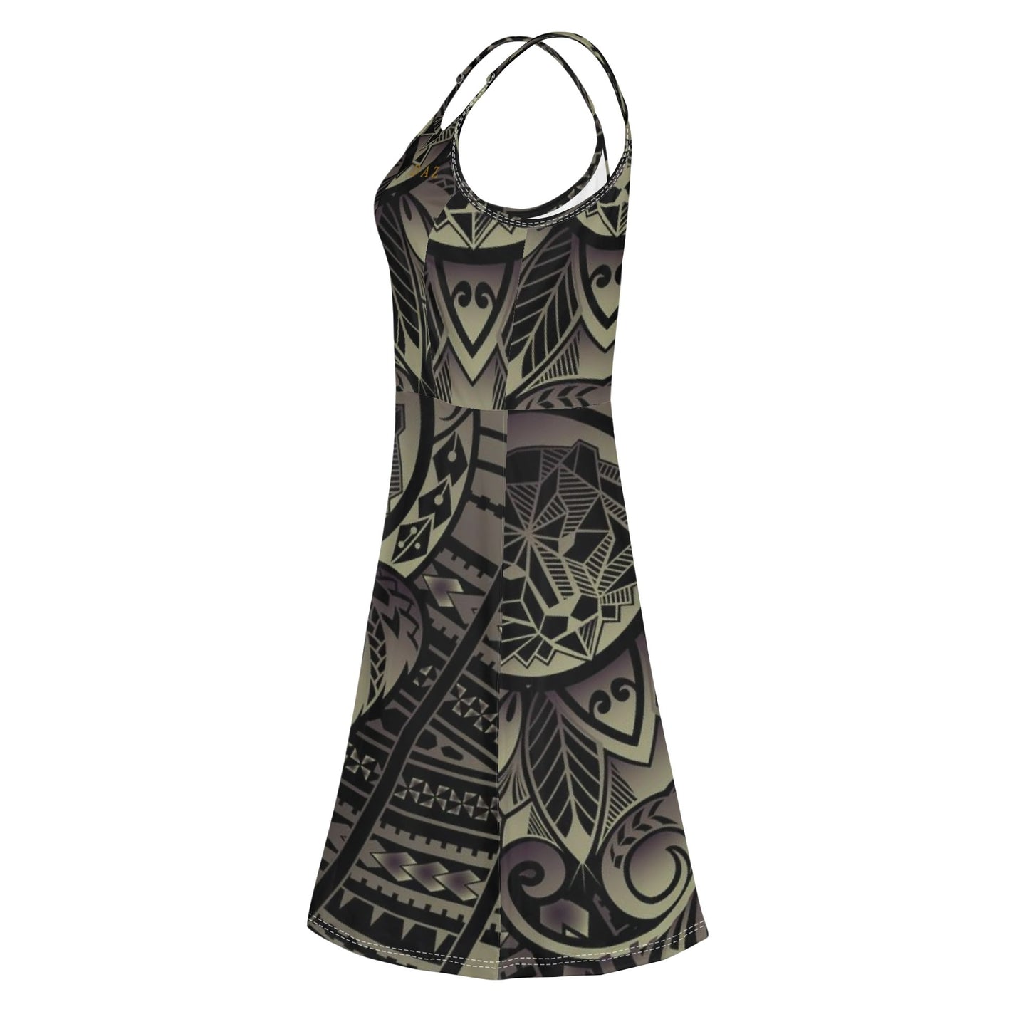 Vestido corto DAZ Luxury con tirantes finos ajustables para mujer