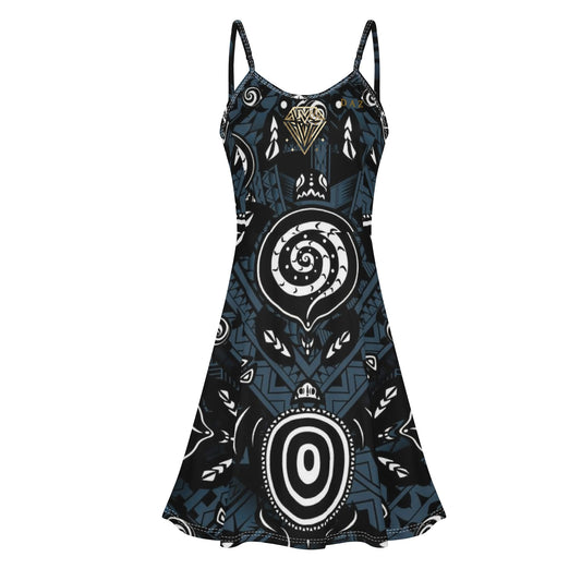 Vestido corto DAZ Luxury con tirantes finos ajustables para mujer