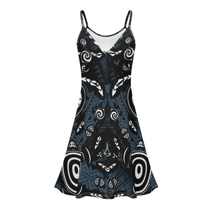 Vestido corto DAZ Luxury con tirantes finos ajustables para mujer