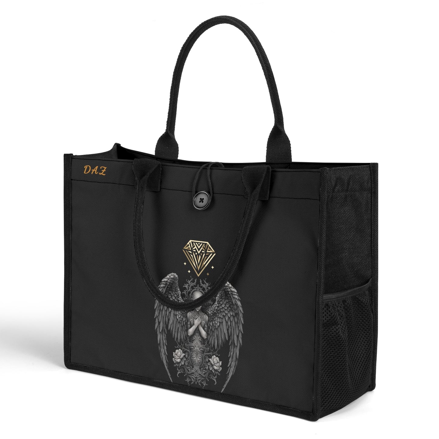 Bolso de lona premium DAZ con estampado integral (3 capas)